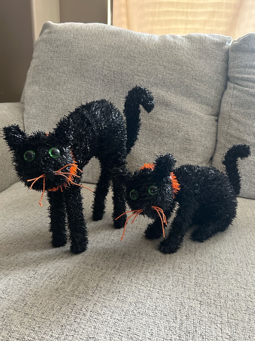 Scary Cats Halloween Decor